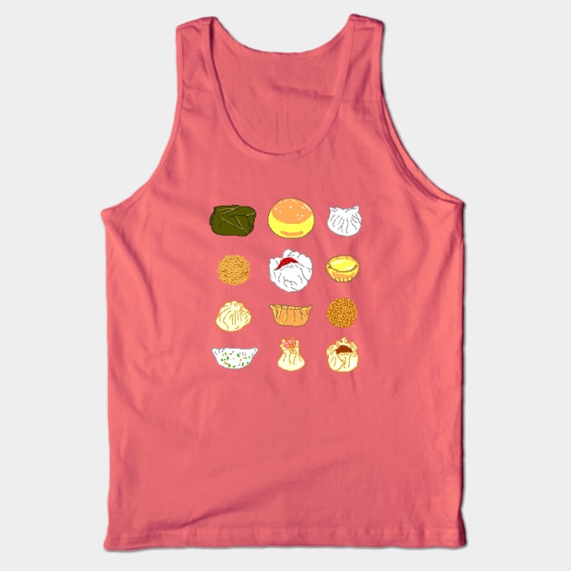 8-Bit Dim Sum Tank Top by CCDesign